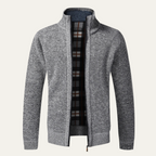 The Glasgow Men's Knitted Zip Up Winter Cardigan