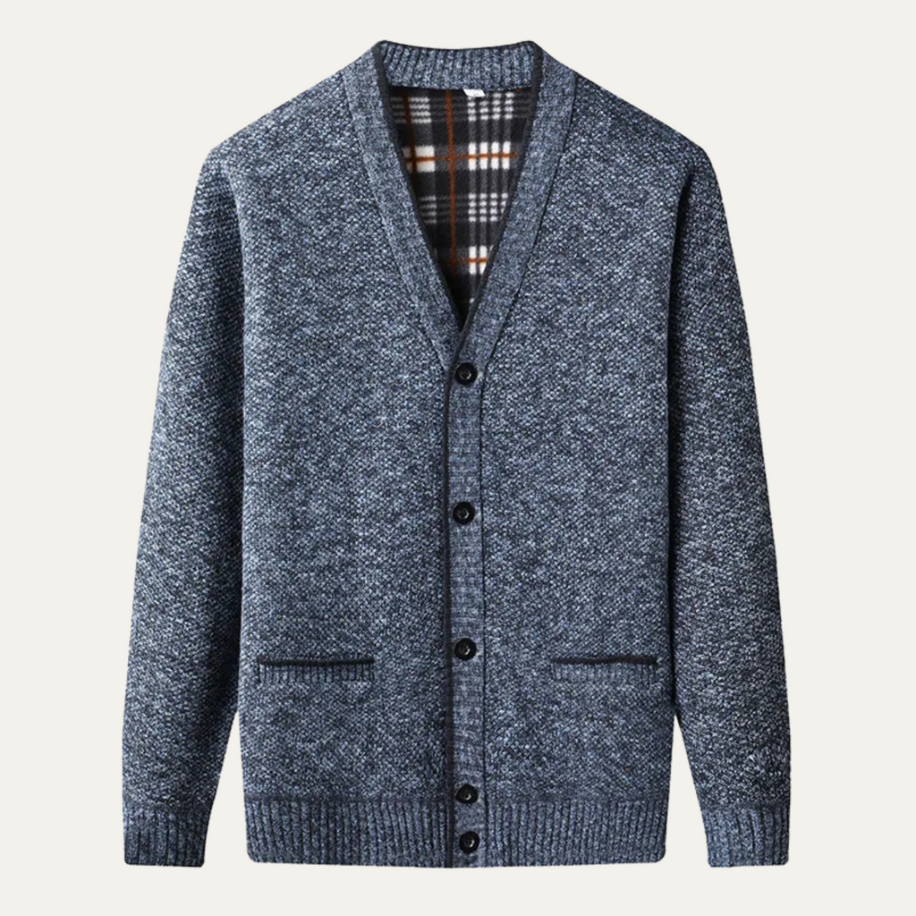 The Inverness Men's Classic Soft Knit Button Cardigan