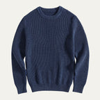 The Tokyo Merino Wool Ribbed O-Neck Jumper