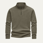 The Albury Classic Fleece Quarter Zip Jumper for Men