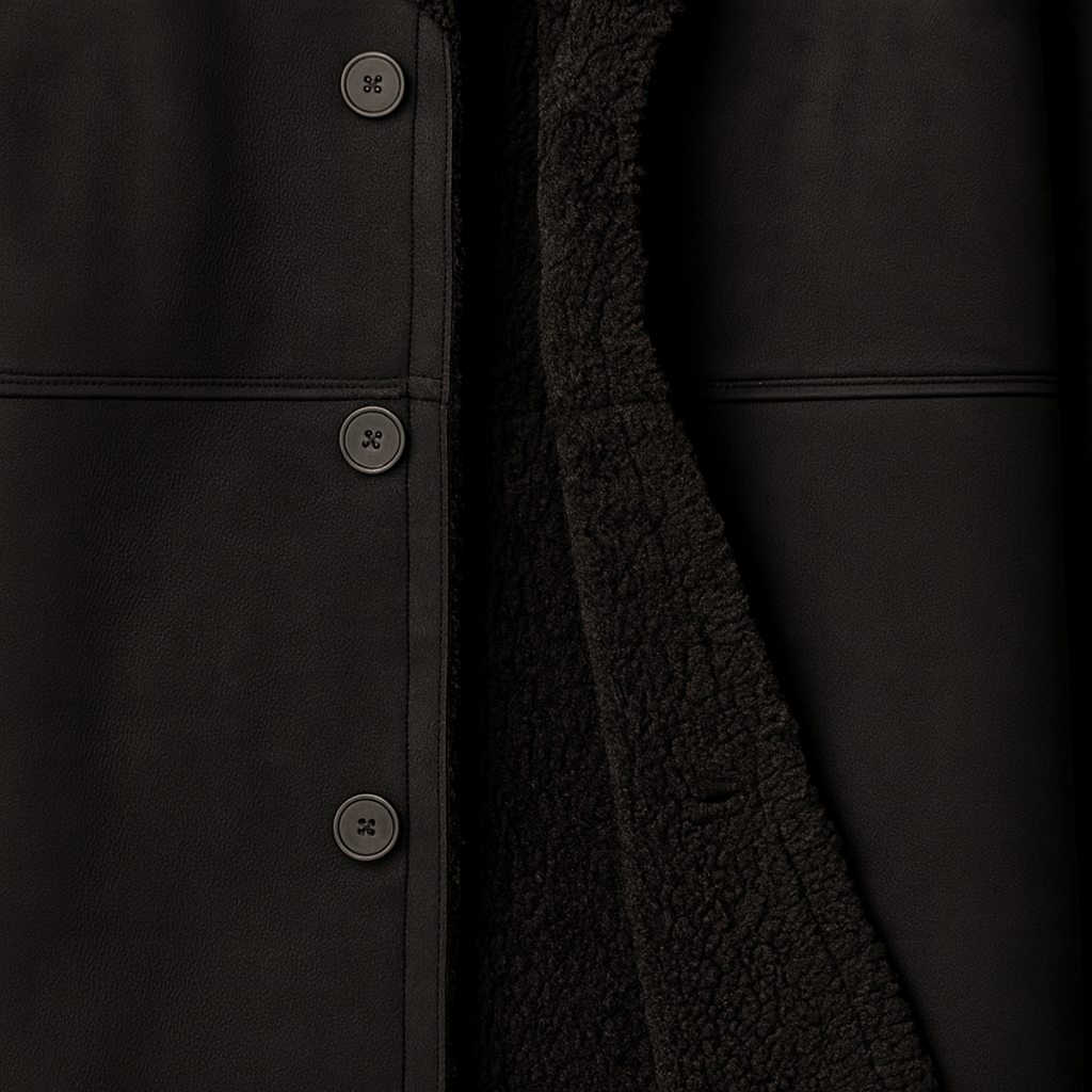 The Aspen Shearling Coat – Men’s Classic Winter Overcoat