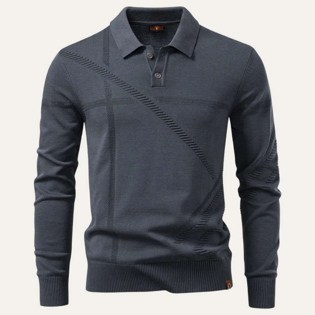 The Battersea Lightweight Knit Polo Men's Jumper