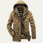 The Halstead Men’s Military Thermal Winter Hooded Jacket