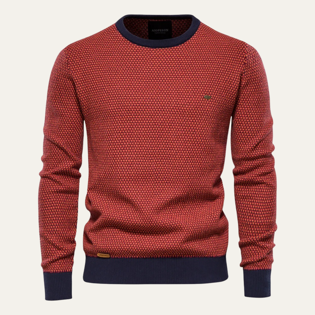 The Anglesey Men's Casual Crew Neck Knit Jumper