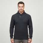 The Brighton Men’s Chunky Knit Jumper with Buttons