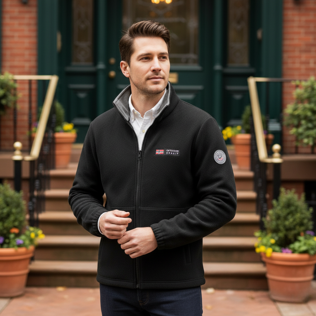 The Oslo Fleece Lined Warm Outdoor Jacket for Men