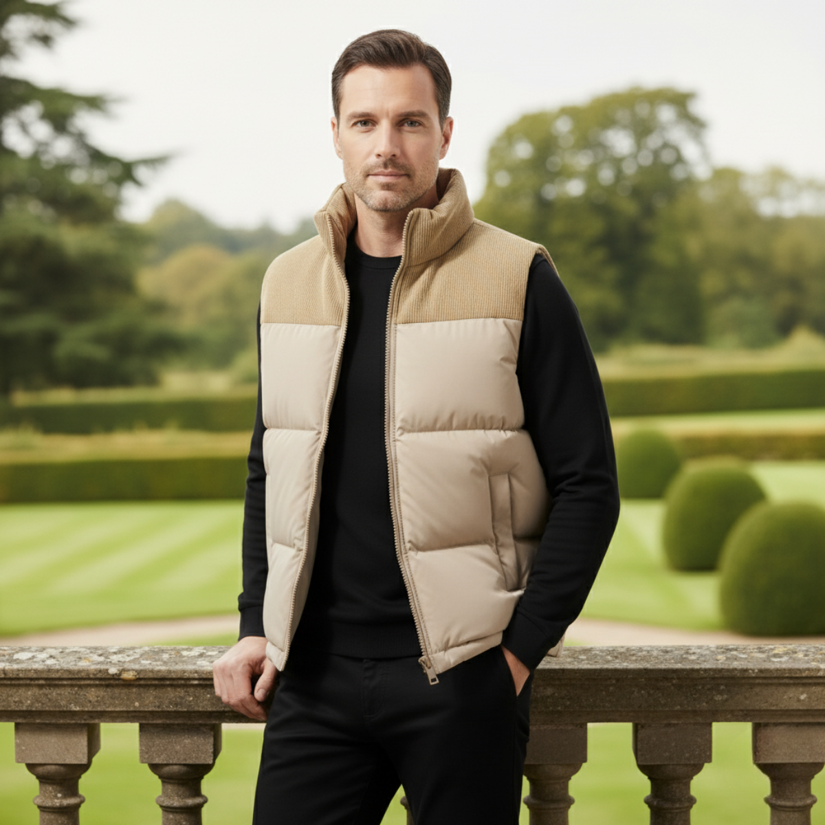 The Port Isaac Stylish Quilted Puffer Men's Gilet