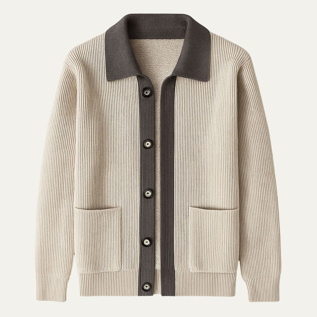 The Inverness Elegant Cardigan with Pockets for Men