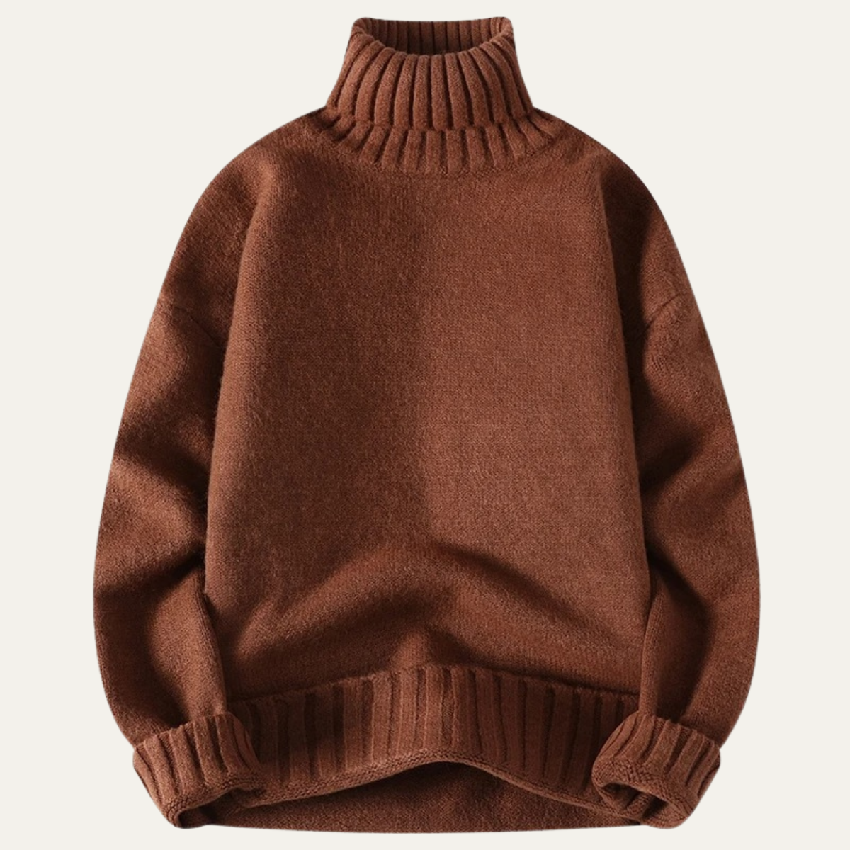 The Aosta Men’s Soft Knit Warm Turtleneck Jumper