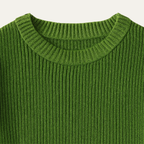 The Tokyo Merino Wool Ribbed O-Neck Jumper