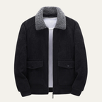 The Positano Men’s Corduroy Fleece Lined Collar Jacket