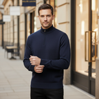 The Warwick Quarter Zip Jumper for Men