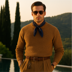 The Tokyo Merino Wool Ribbed O-Neck Jumper