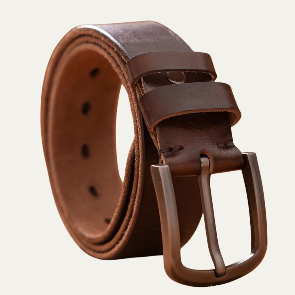 The Easton Belt – Genuine Cow Leather, Hand-Finished Classic