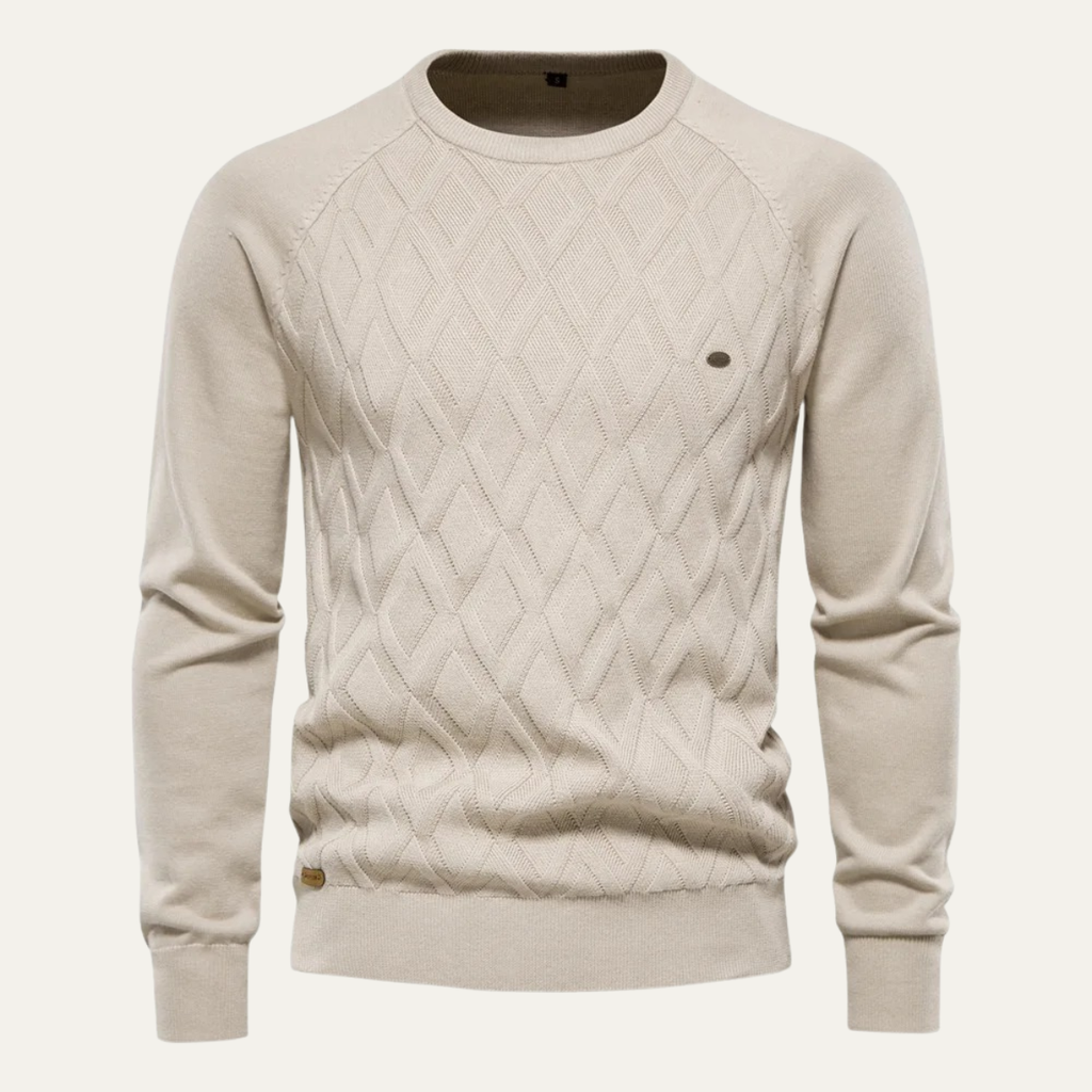 The Cannobio Men’s Classic Cable Knit Crew Neck Men’s Jumper