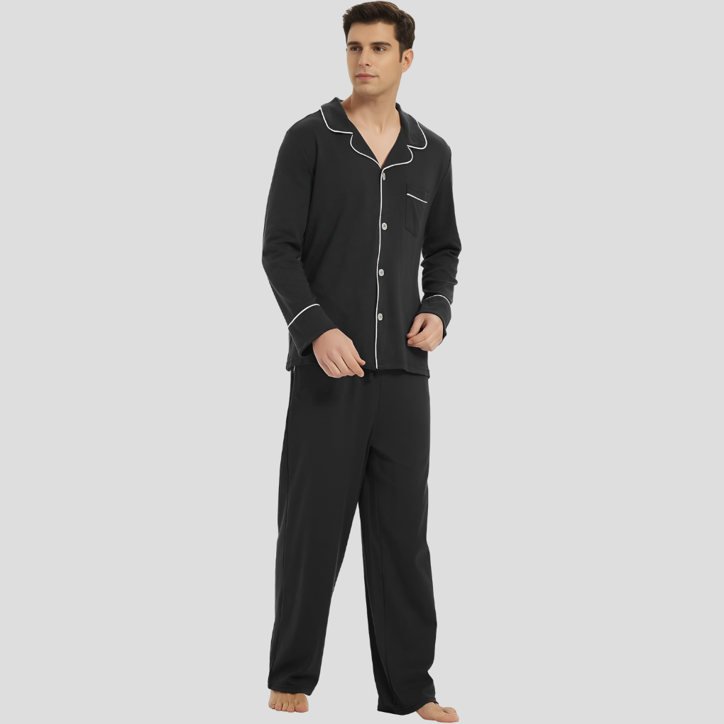 Benjamin | Men's Classic Long Sleeve Pajama Set