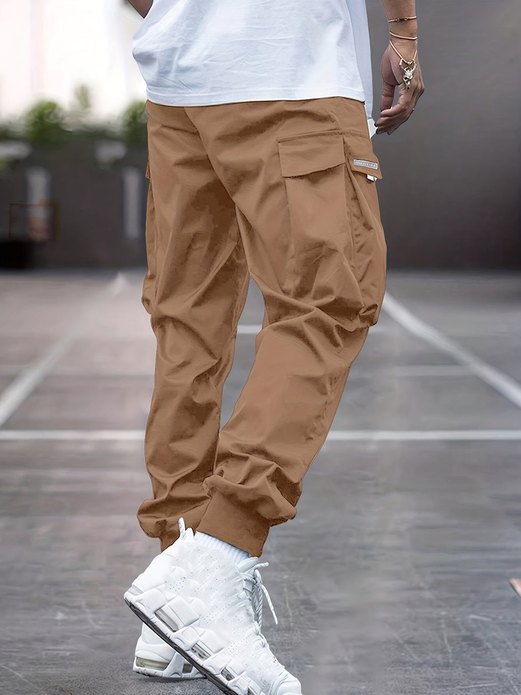 Jacob | Men’s Jogger Cargo Pants With Side Pockets