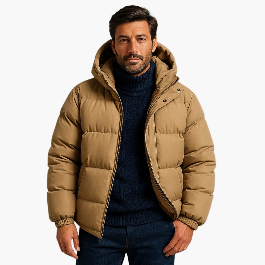 Jamie | Men’s Hooded Quilted Everyday Puffer Jacket