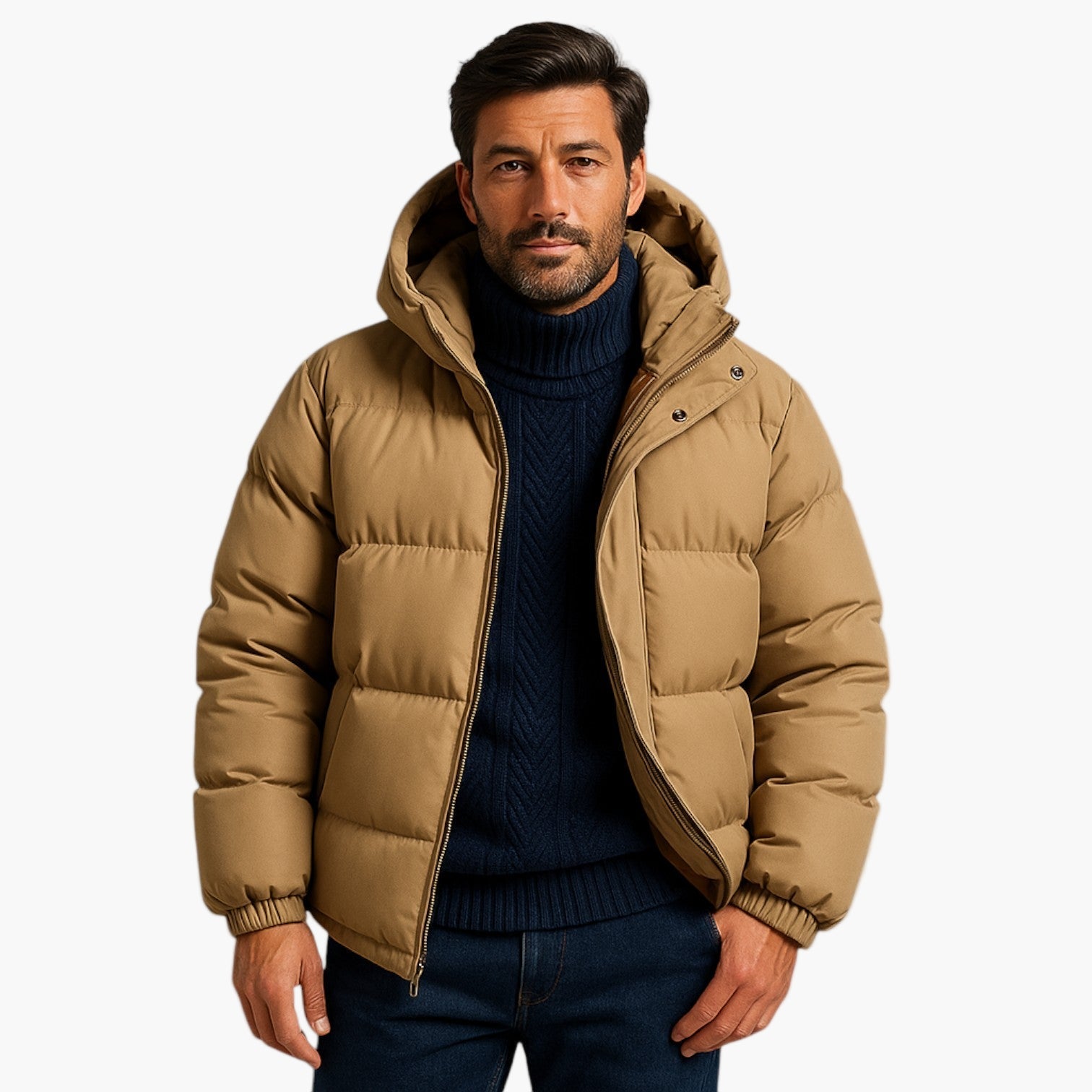 Jamie | Men’s Hooded Quilted Everyday Puffer Jacket