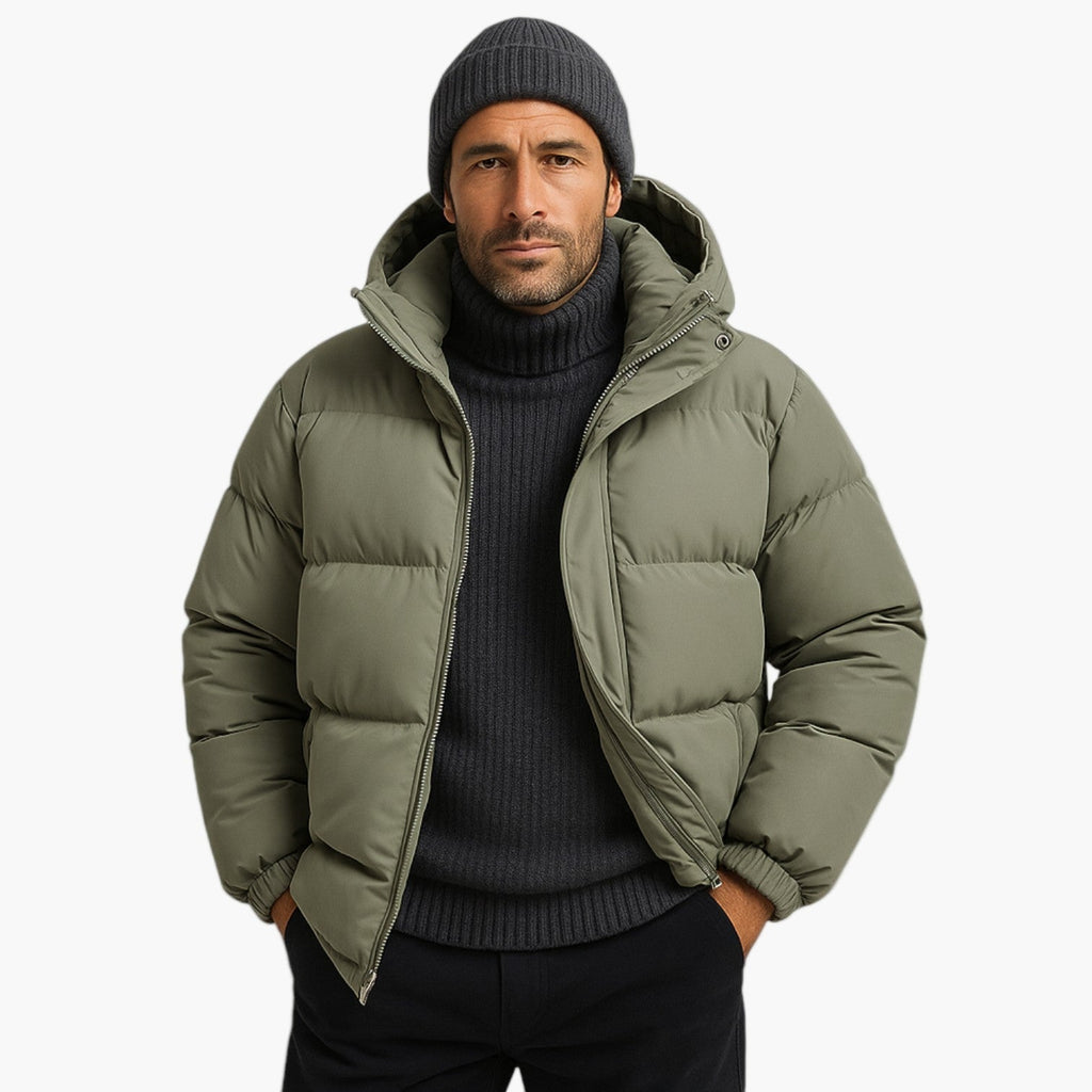 Jamie | Men’s Hooded Quilted Everyday Puffer Jacket