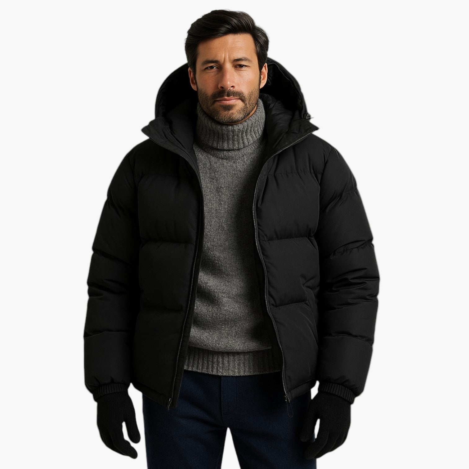 Jamie | Men’s Hooded Quilted Everyday Puffer Jacket