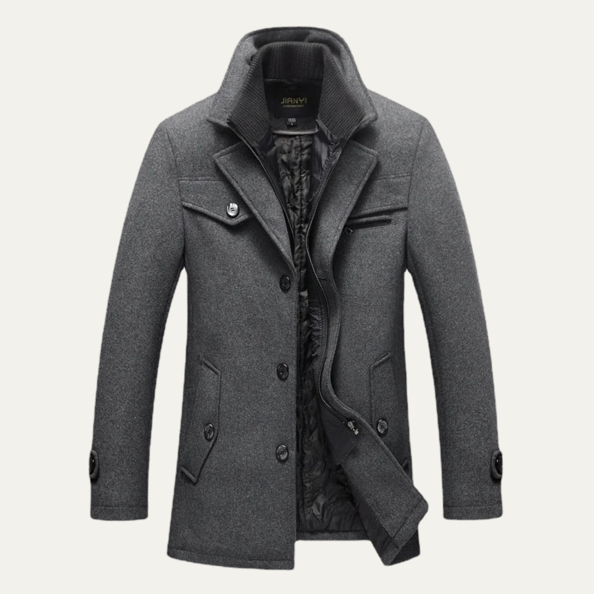 The Stonemont Smart Casual Wool Blend Men's Winter Coat