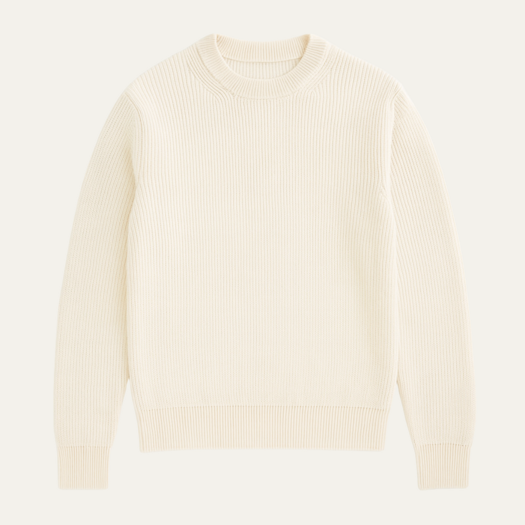 The St. Moritz Men’s Merino Wool Ribbed Luxury Knitted Jumper