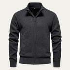 The Dundee Men's Textured Knit Smart Casual Warm Cardigan