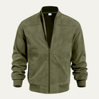 The SoHo Casual Vintage Suede Bomber Jacket for Men