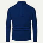 The Chester Men’s Elegant Wool Zip Knit Turtleneck Jumper