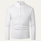The Chester Men’s Elegant Wool Zip Knit Turtleneck Jumper