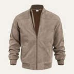 The SoHo Casual Vintage Suede Bomber Jacket for Men