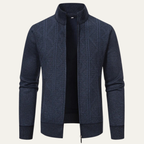 The Chianti High Neck Winter Zip Up Knit Men's Cardigan