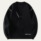 The London V Neck Button Up Knitted Winter Men's Cardigan