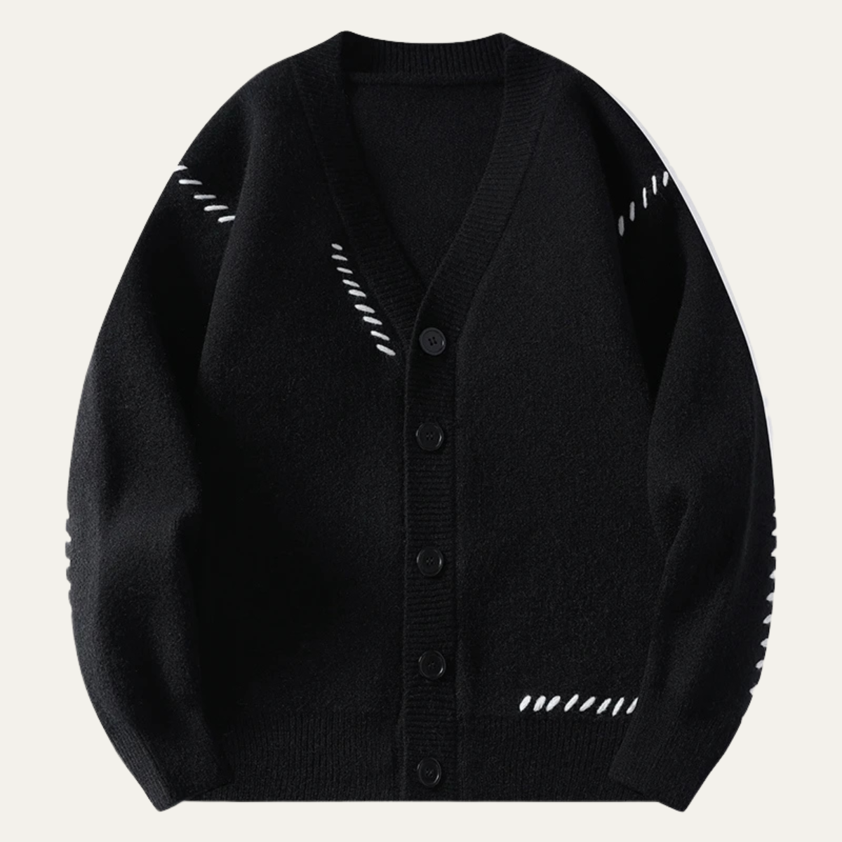 The London V Neck Button Up Knitted Winter Men's Cardigan