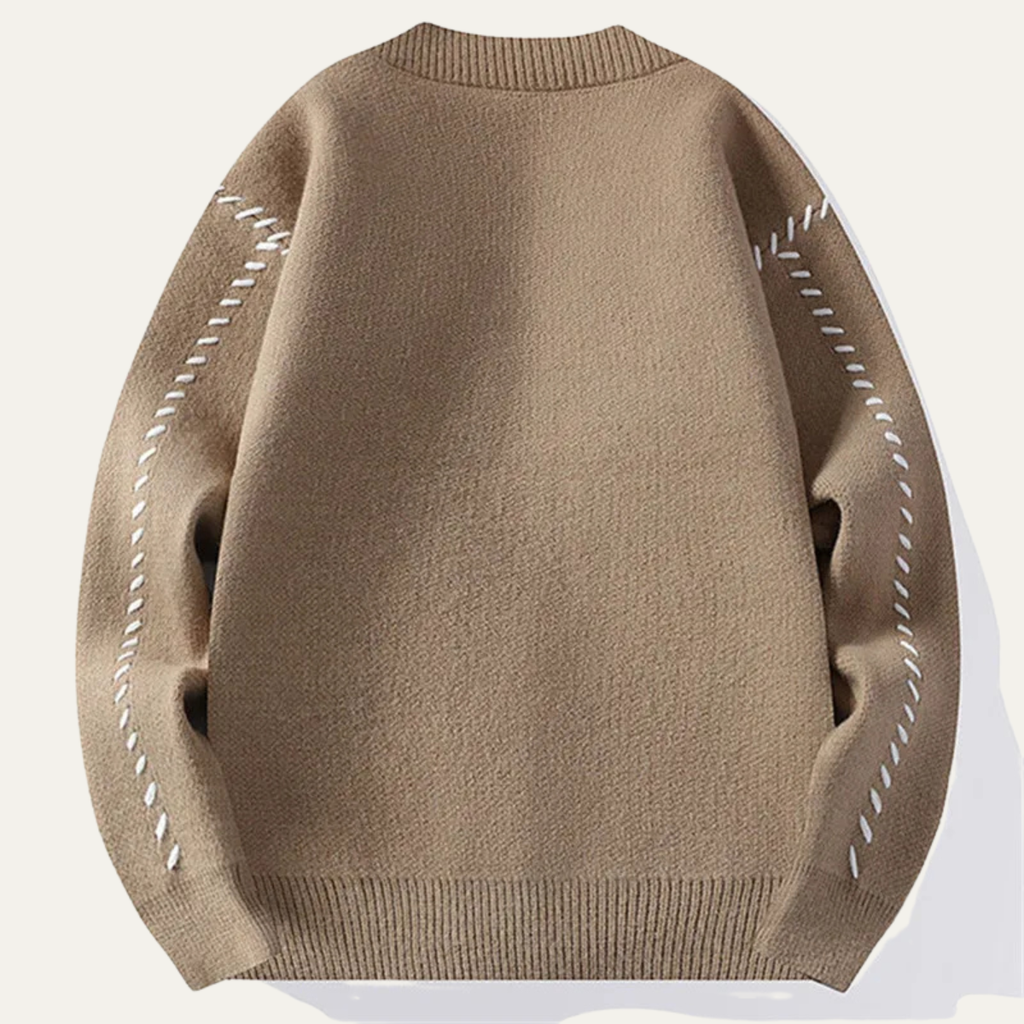 The London V Neck Button Up Knitted Winter Men's Cardigan