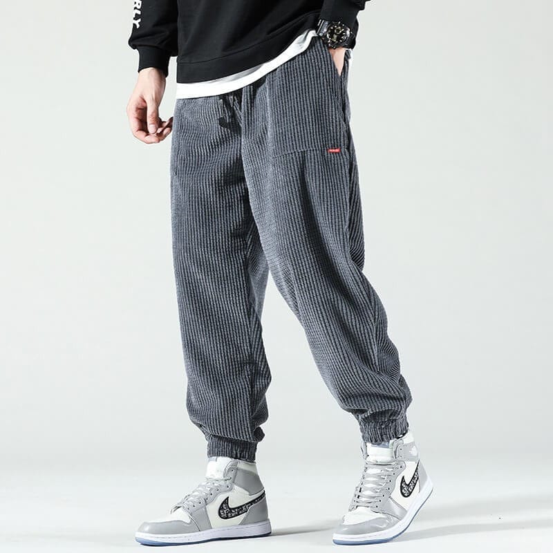 Aaron | Men’s Corduroy Relaxed Fit Jogger Pants