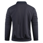 The Marettimo Collared Cotton Polo Men's Jumper with Pocket