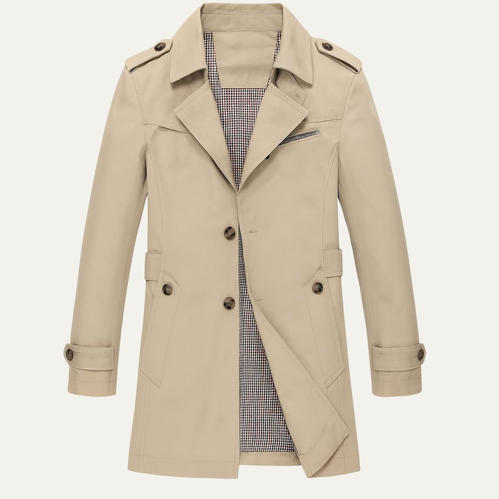 The MauroIcardi Elegant and Stylish Trench Coat for Men