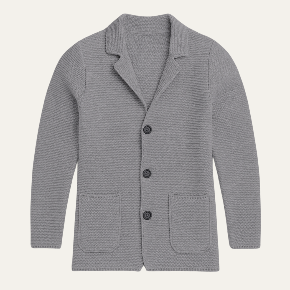 The Giudecca Casual Knitted Button Down Blazer Men’s Cardigan