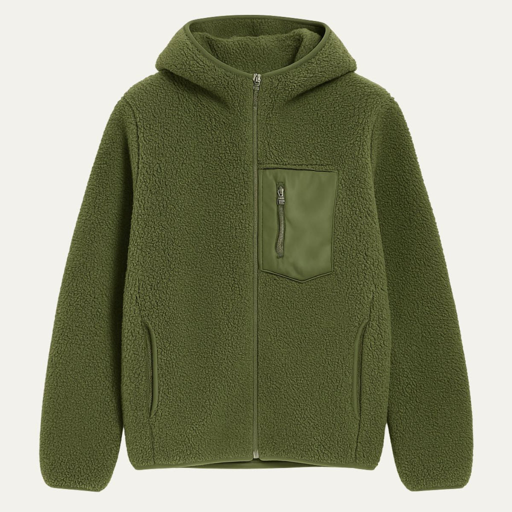 The Hamilton Fleece Lined Teddy Wool Jacket for Men