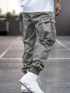 Jacob | Men’s Jogger Cargo Pants With Side Pockets