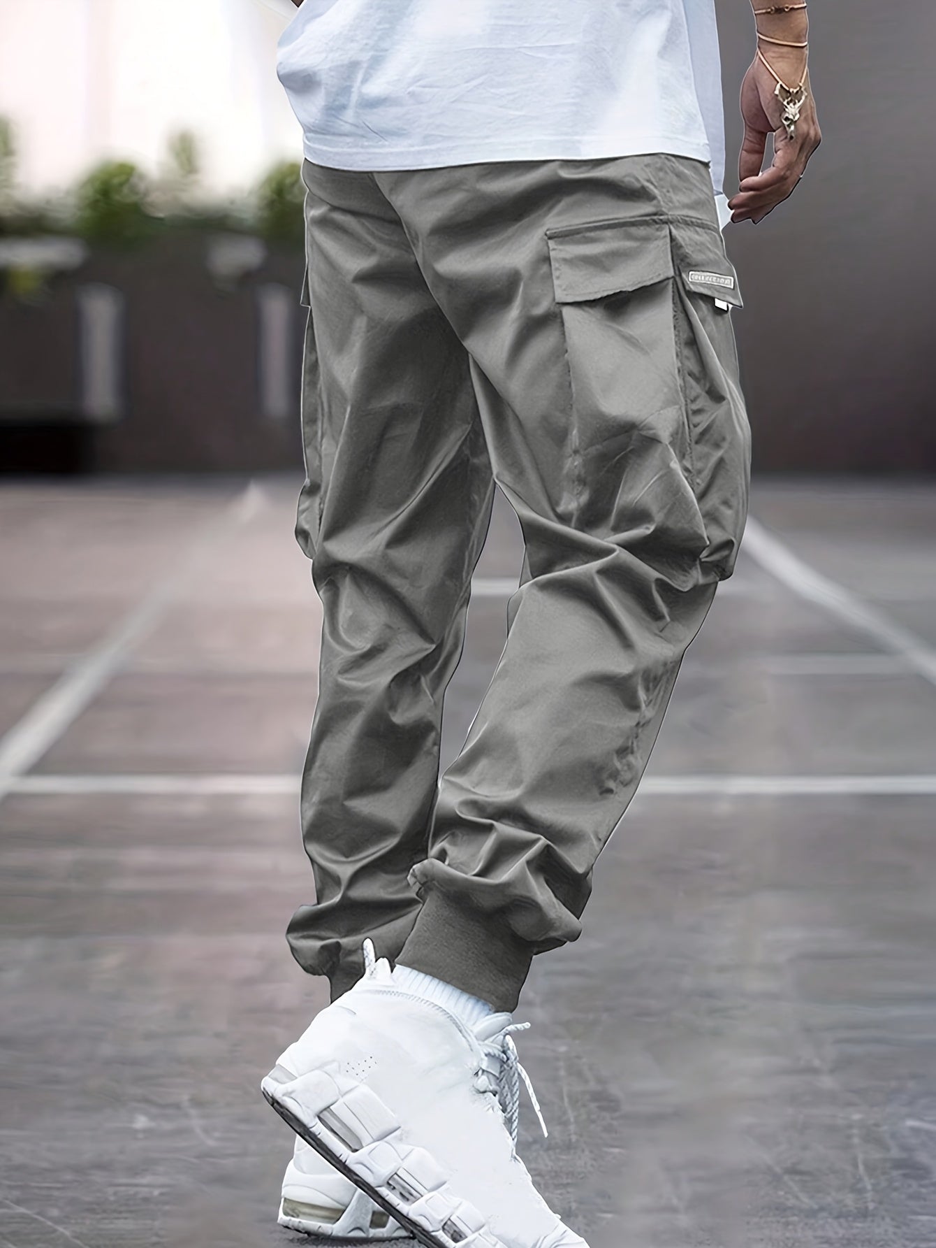 Jacob | Men’s Jogger Cargo Pants With Side Pockets