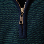 The Oban Men's Half Zip Knit Winter Jumper