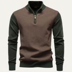 The Oban Men's Half Zip Knit Winter Jumper