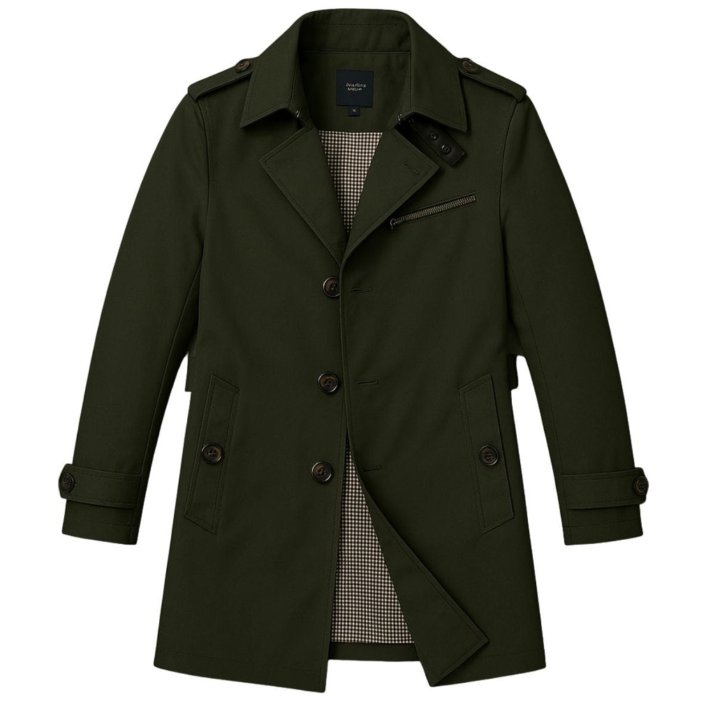 The MauroIcardi Elegant and Stylish Trench Coat for Men