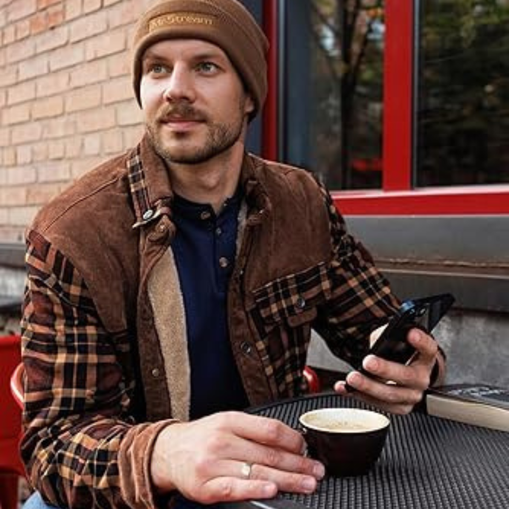 The Procida Outdoor Sherpa Lined Flannel Shirt Men’s Jacket