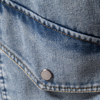 The Aberaeron Men's Fleece Collar Warm Denim Jacket