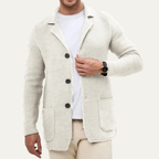 The San Marco Trendy Knitted Button Down Blazer Men’s Cardigan