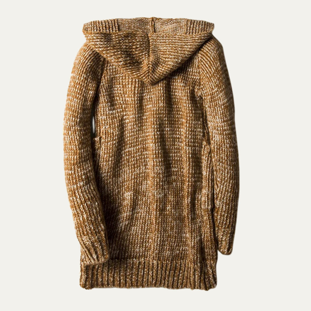 The Porto Cesareo Warm Casual Thick Knitted Hooded Men’s Cardigan